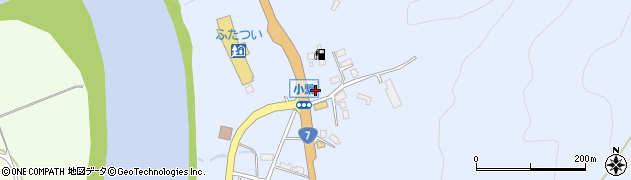 秋田県能代市二ツ井町小繋恋の沢44周辺の地図