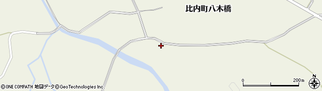 秋田県大館市比内町八木橋八木橋33周辺の地図