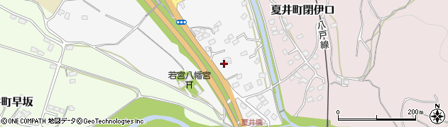 岩手県久慈市夏井町鳥谷（第９地割）周辺の地図