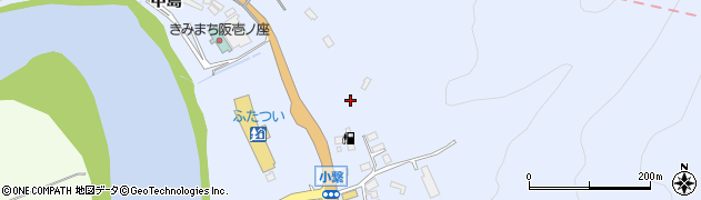 秋田県能代市二ツ井町小繋恋の沢80周辺の地図