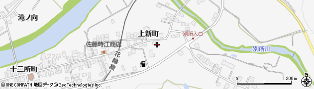 秋田県大館市十二所上新町30周辺の地図