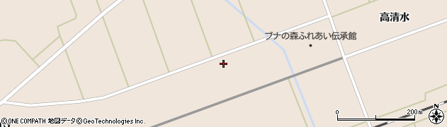 秋田県能代市二ツ井町飛根新富根420周辺の地図