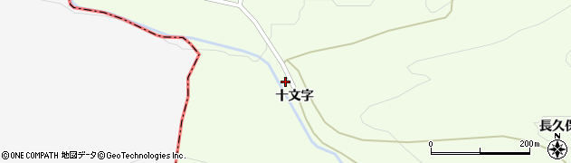 秋田県鹿角市十和田末広（高梨子舘）周辺の地図
