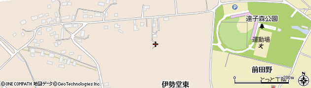 秋田県大館市比内町片貝伊勢堂東114周辺の地図
