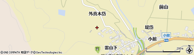 秋田県北秋田市前山外真木岱68周辺の地図