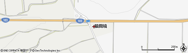 秋田県大館市軽井沢山崎周辺の地図