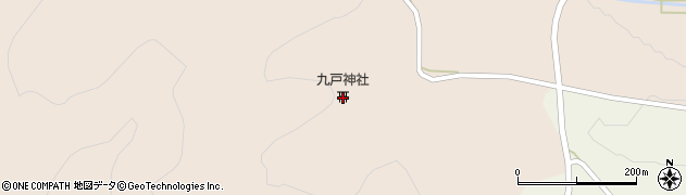 九戸神社周辺の地図