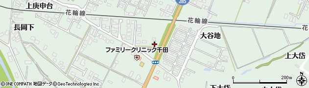 秋田県大館市比内町扇田大谷地23周辺の地図