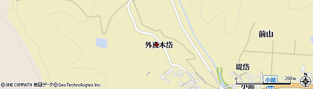 秋田県北秋田市前山外真木岱89周辺の地図