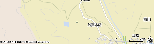 秋田県北秋田市前山外真木岱10周辺の地図
