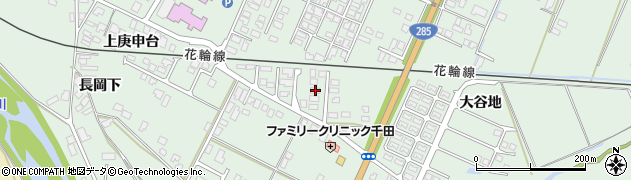 秋田県大館市比内町扇田大谷地19周辺の地図