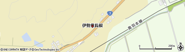 秋田県北秋田市前山（伊勢堂長根）周辺の地図