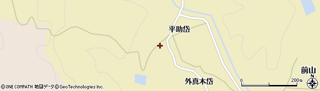 秋田県北秋田市前山外真木岱3周辺の地図