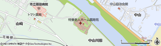 秋田県大館市比内町扇田中山川原56周辺の地図