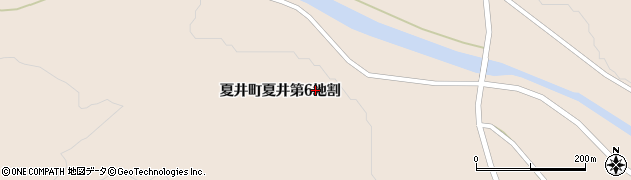 岩手県久慈市夏井町夏井6周辺の地図