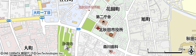 日本年金機構　鷹巣年金事務所周辺の地図