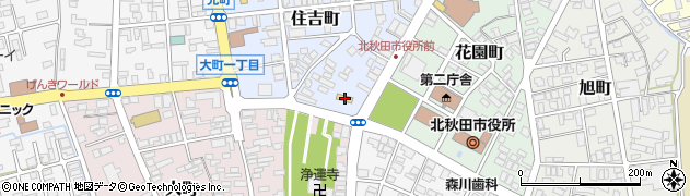 ローソン北秋田住吉町店周辺の地図