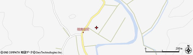秋田県能代市二ツ井町種町の下周辺の地図