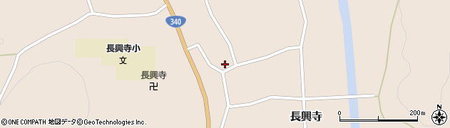 岩手県九戸村（九戸郡）長興寺（第７地割）周辺の地図