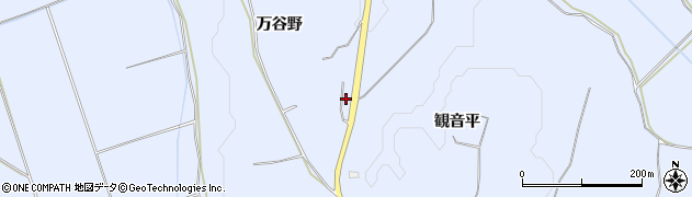 秋田県鹿角市花輪万谷野71周辺の地図