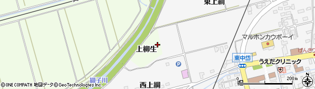 秋田県北秋田市坊沢（上柳生）周辺の地図