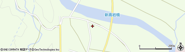 秋田県能代市二ツ井町荷上場開発川原82周辺の地図