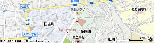 株式会社北鹿新聞社北秋田支局周辺の地図