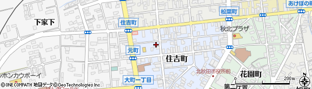 ナガキ美容院周辺の地図