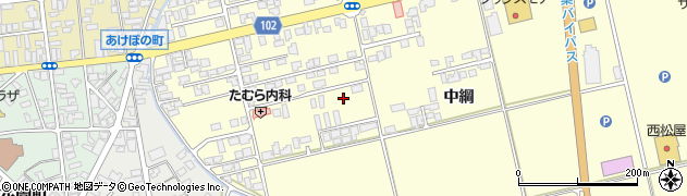佐藤建設株式会社北秋田営業所周辺の地図