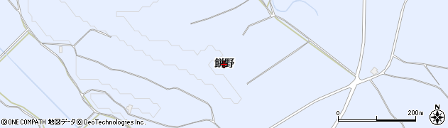 秋田県鹿角市花輪（餅野）周辺の地図