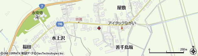 北秋田警察署鷹巣西駐在所周辺の地図