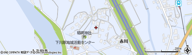 秋田県鹿角市花輪下川原24周辺の地図