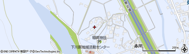 秋田県鹿角市花輪下川原63周辺の地図