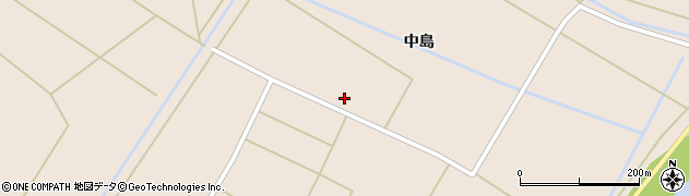 秋田県能代市二ツ井町飛根富田322周辺の地図
