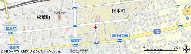 東北ビル管財株式会社北秋田営業所周辺の地図