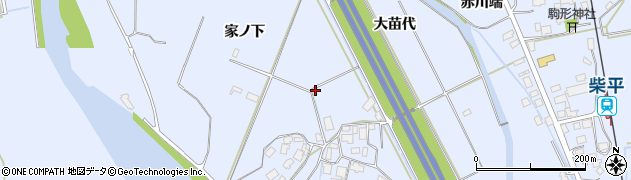 秋田県鹿角市花輪下川原91周辺の地図