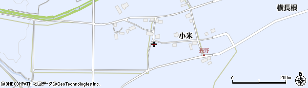 秋田県鹿角市花輪小米46周辺の地図