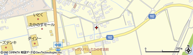 秋田県北秋田市栄掛泥悪戸周辺の地図
