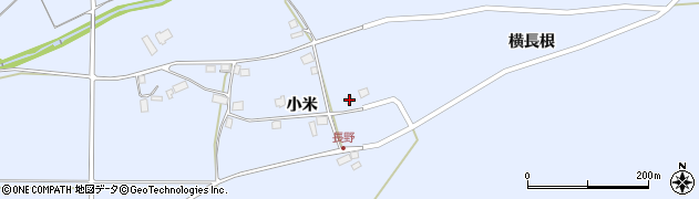 秋田県鹿角市花輪小米41周辺の地図