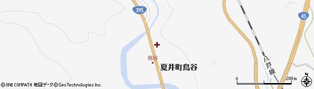岩手県久慈市夏井町鳥谷（第５地割）周辺の地図