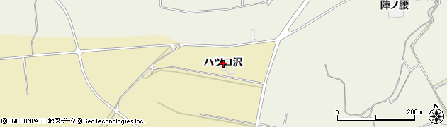 秋田県大館市本宮（ハツコ沢）周辺の地図