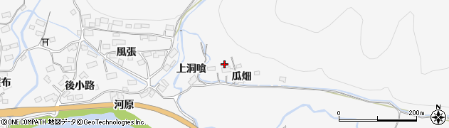 秋田県大館市葛原瓜畑16周辺の地図