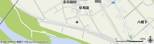 秋田県大館市山館田尻328周辺の地図