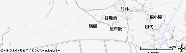 秋田県大館市葛原（膳棚）周辺の地図