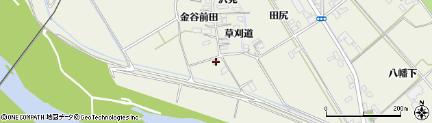 秋田県大館市山館田尻320周辺の地図