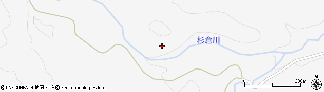 杉倉川周辺の地図