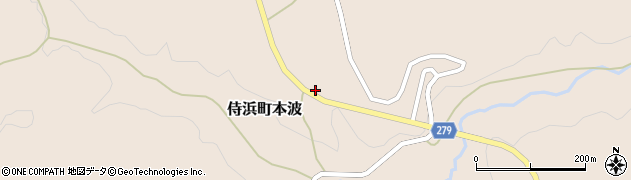 岩手県久慈市侍浜町本波周辺の地図
