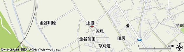 秋田県大館市山館（上段）周辺の地図