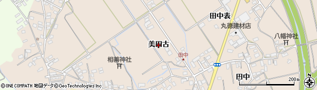 秋田県北秋田市綴子（美田古）周辺の地図