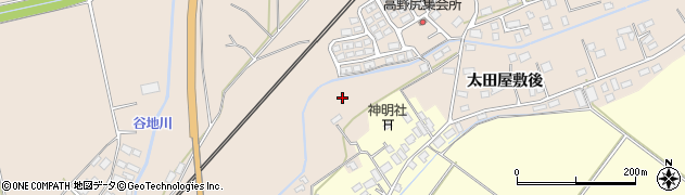 秋田県北秋田市綴子（太田屋敷後）周辺の地図